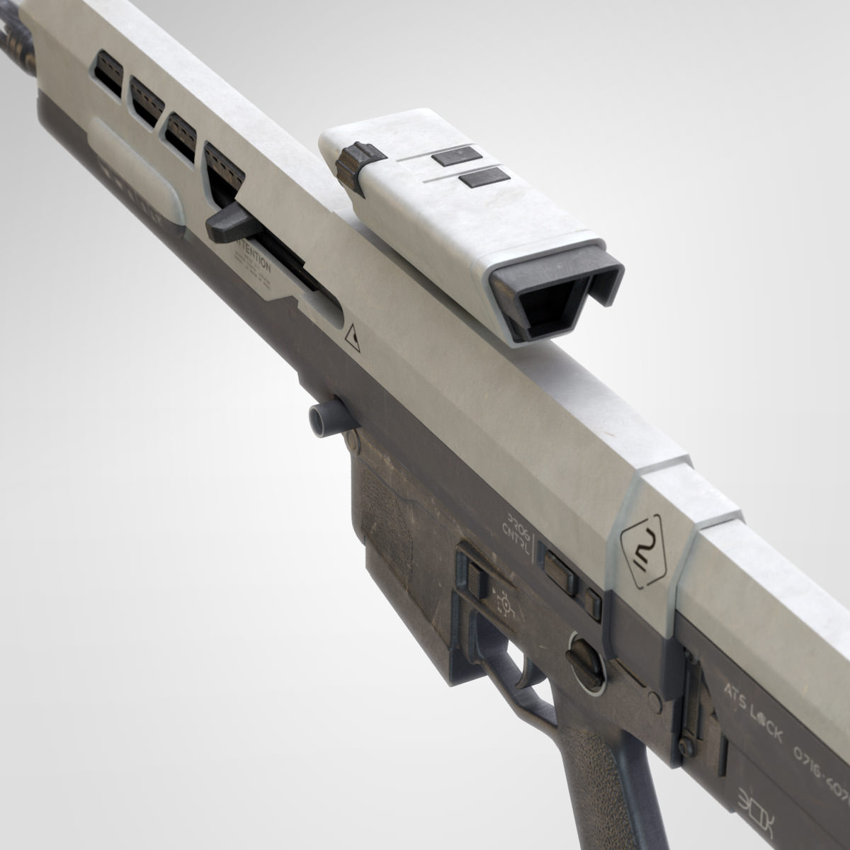 Oblivion Rifle 3D model_12