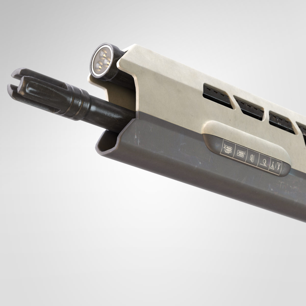 Oblivion Rifle 3D model_10