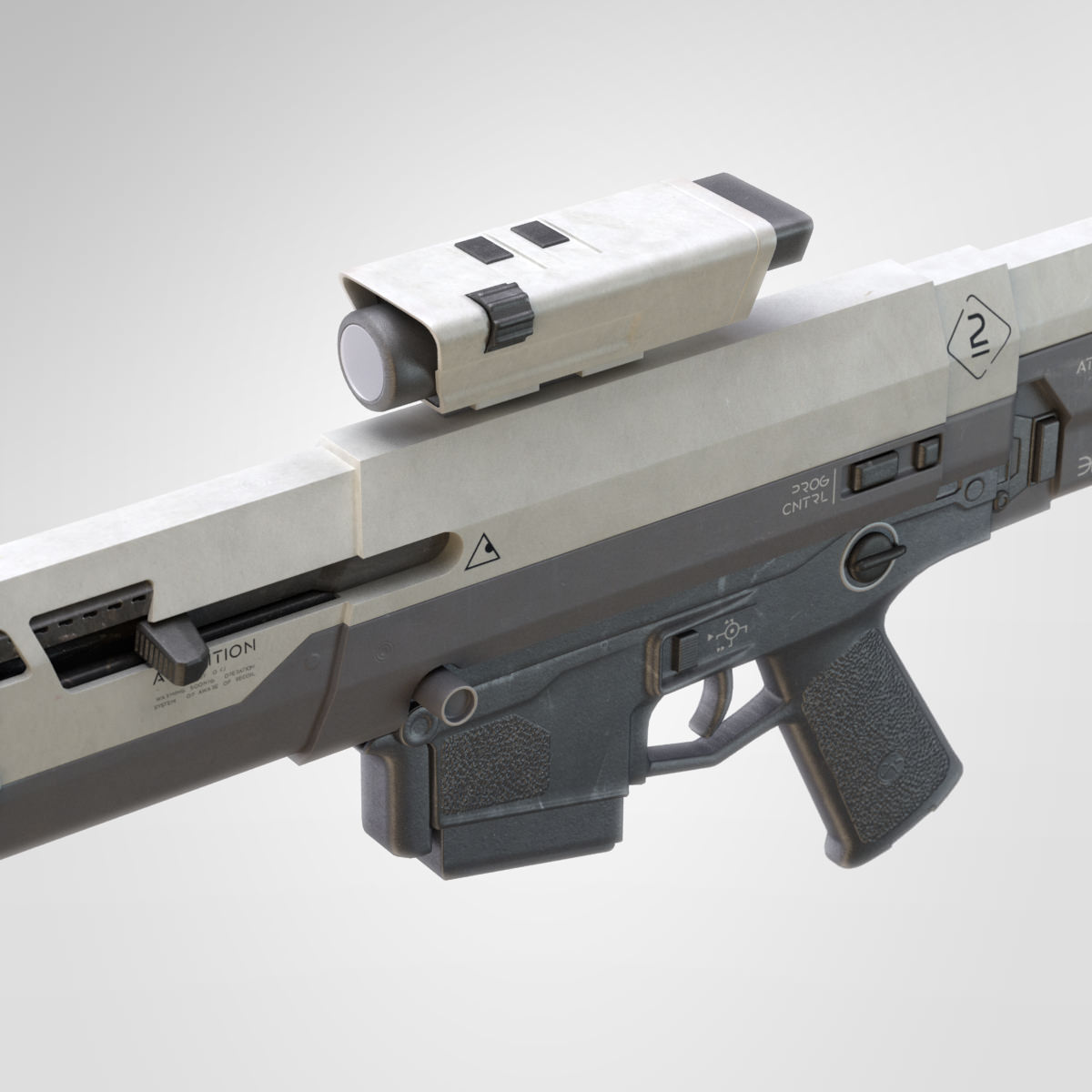 Oblivion Rifle 3D model_11