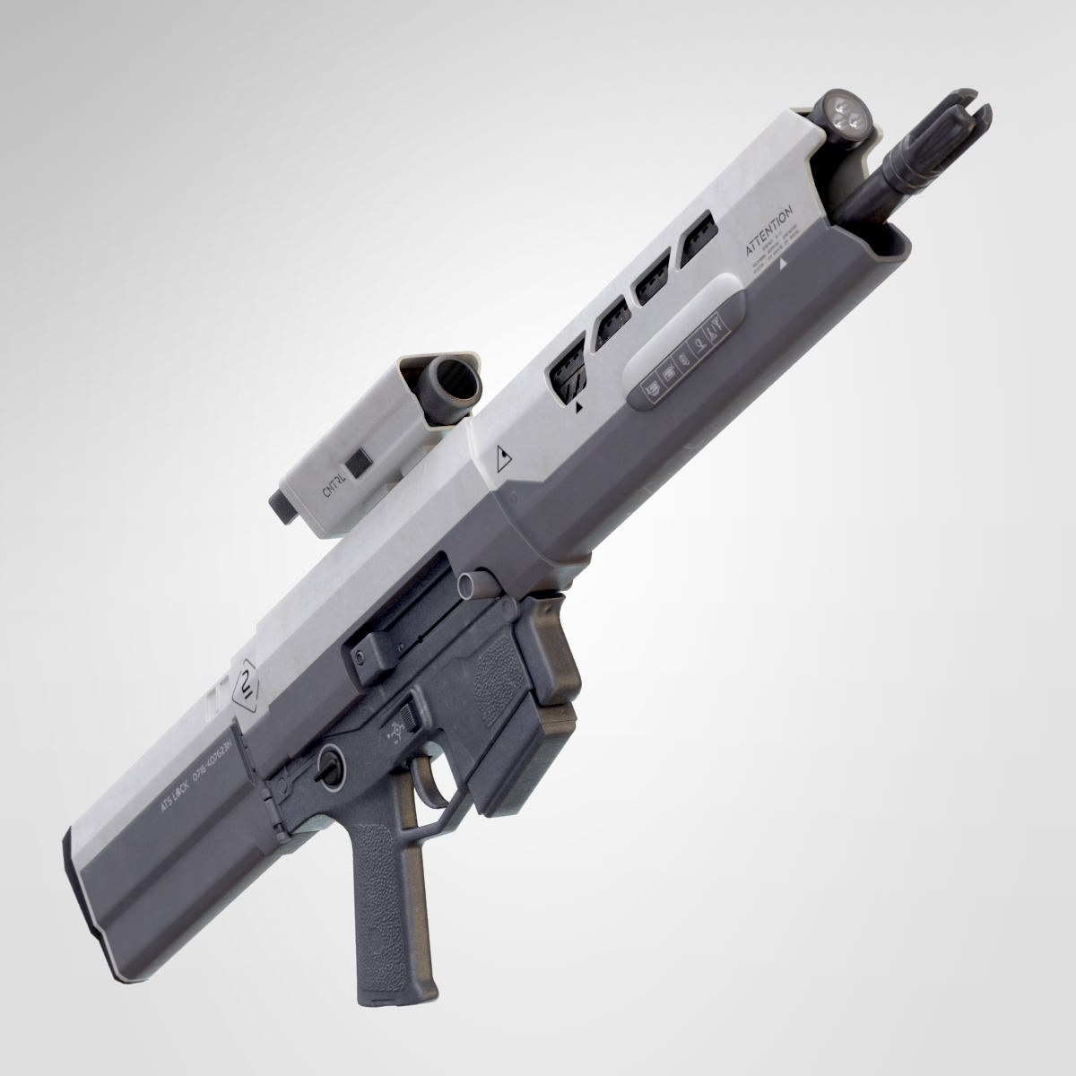 Oblivion Rifle 3D model_1