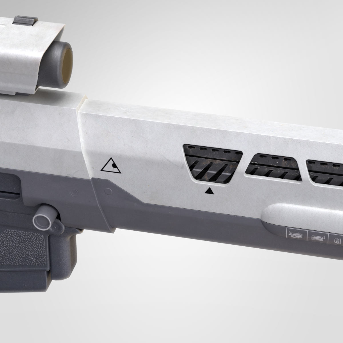 Oblivion Rifle 3D model_9