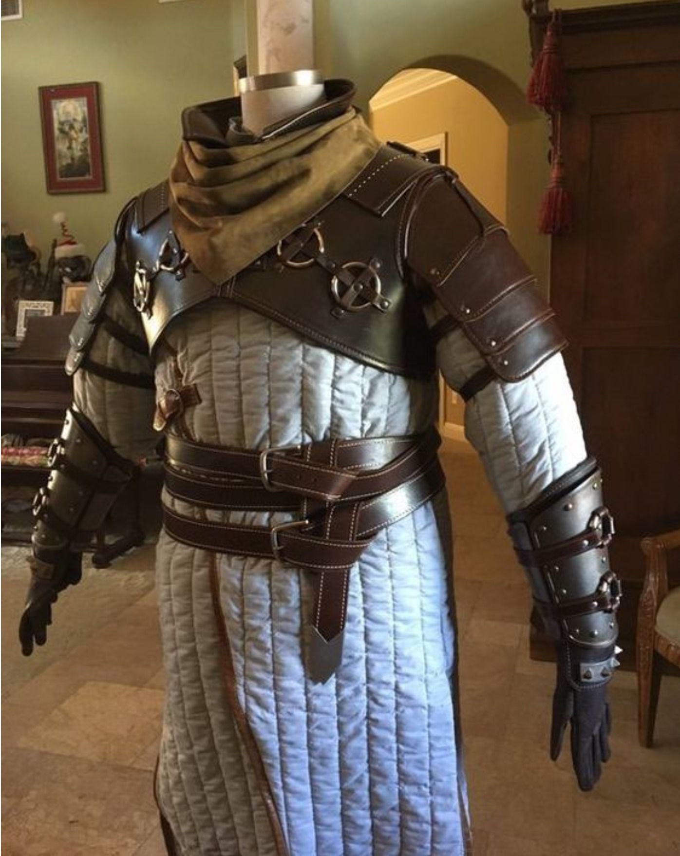 Medieval Squire Warrior PBR  Low-poly 3D model_27