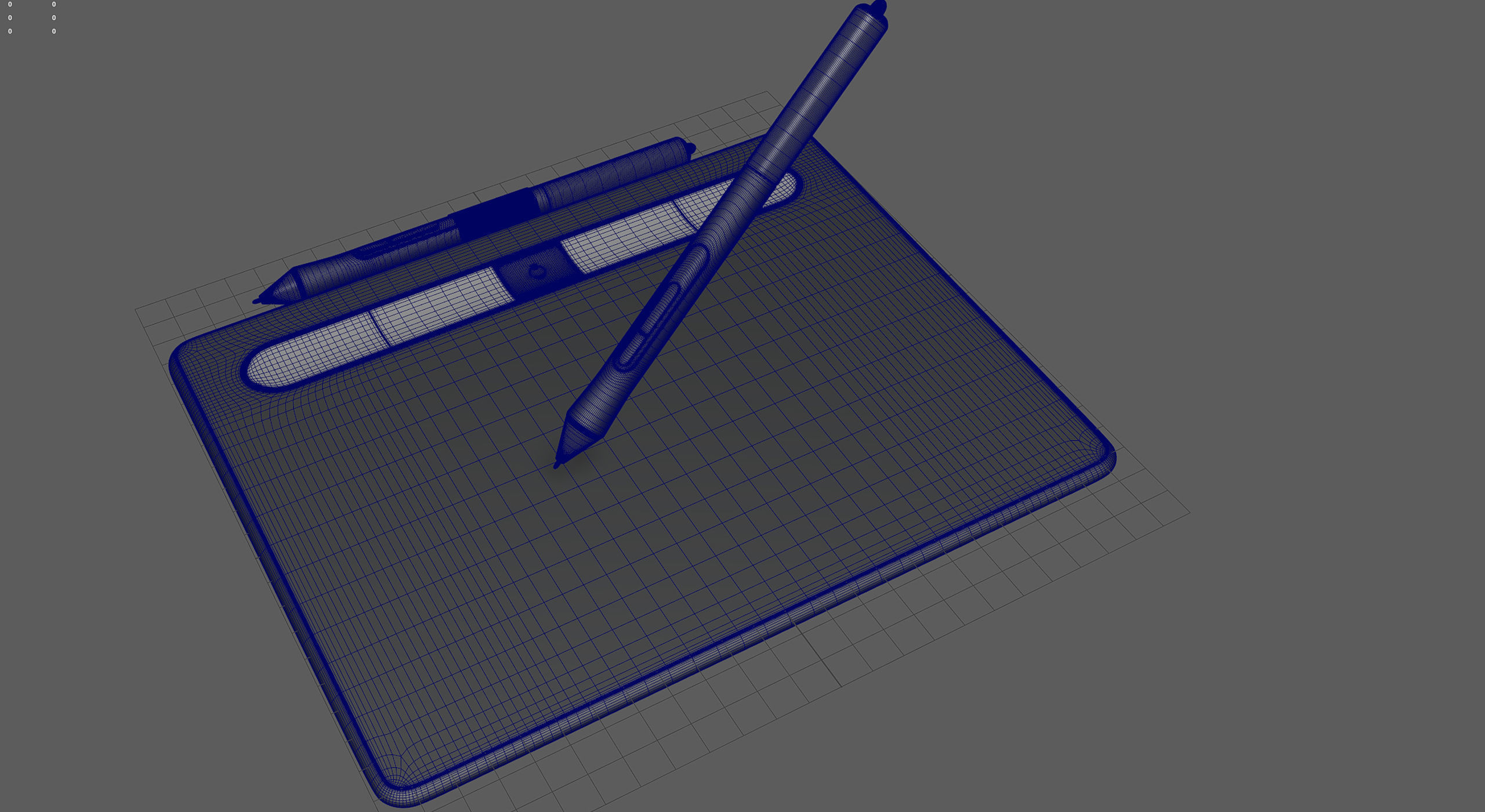 Graphic Tablet 3D model_2