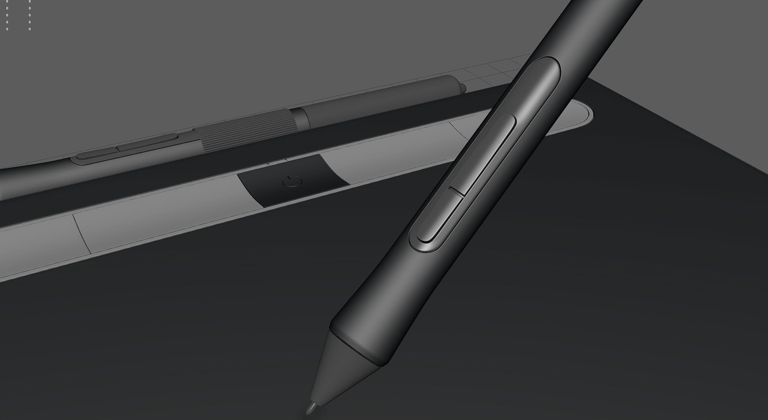 Graphic Tablet 3D model_6