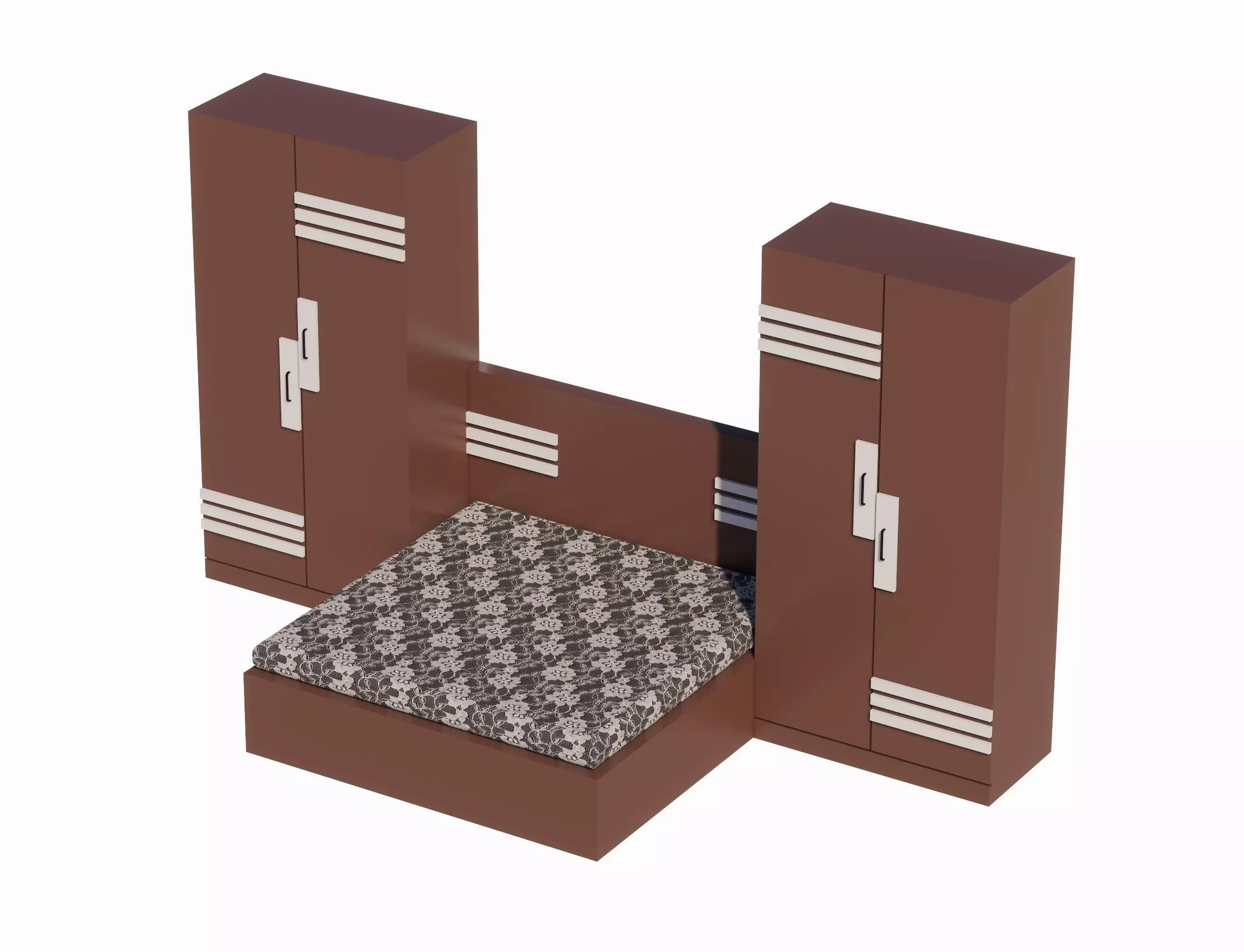 Bed Sets 3D model_0