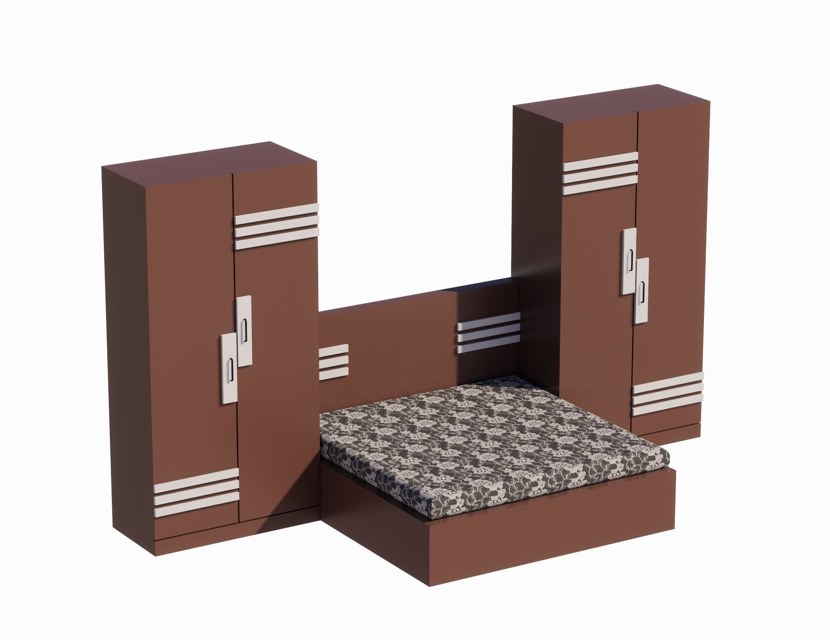 Bed Sets 3D model_1