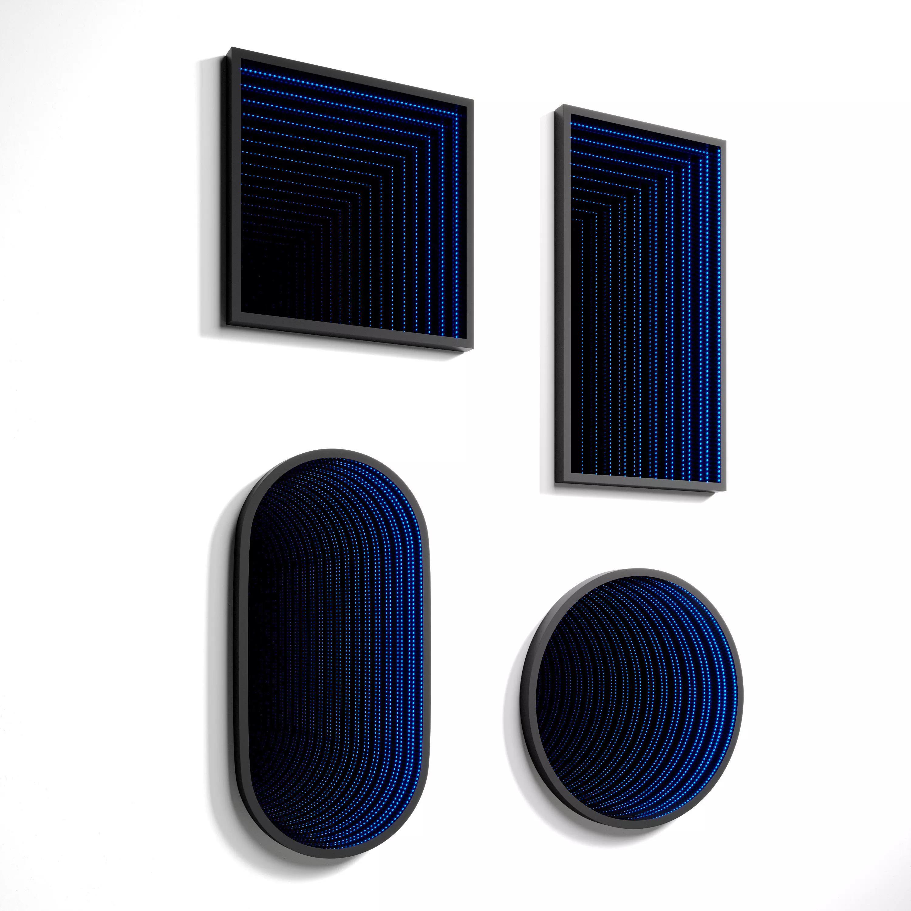 Infinity mirror set 3D model_0