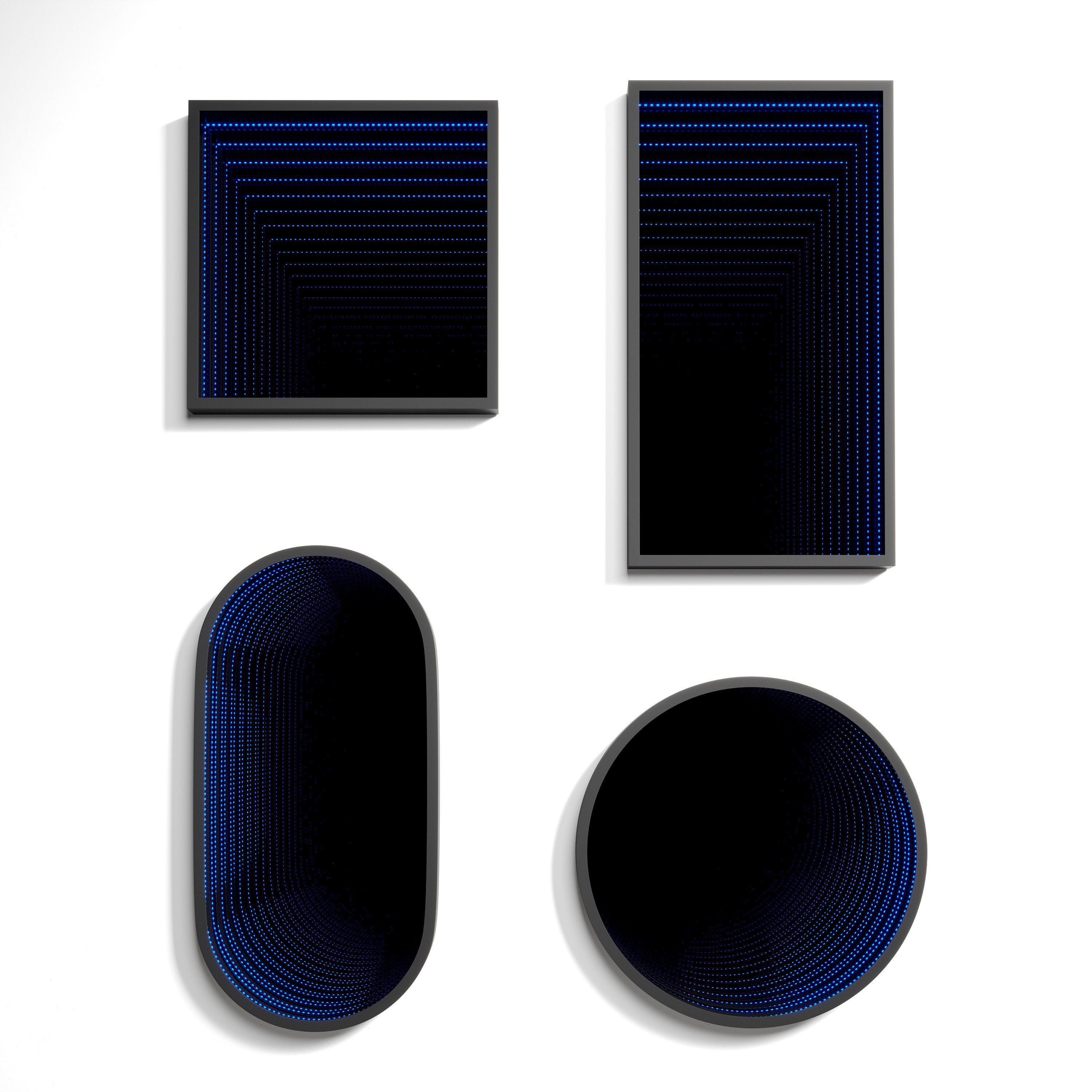 Infinity mirror set 3D model_1