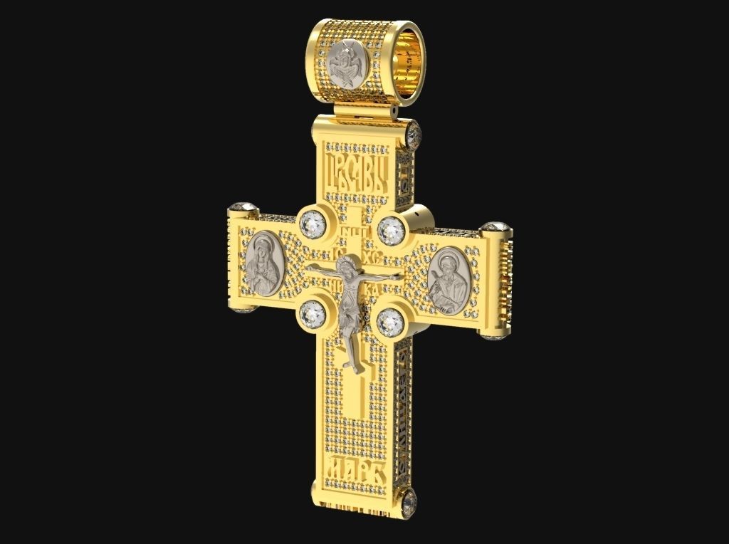 CROSS WITH PRAYER N - 180 3D print model_5