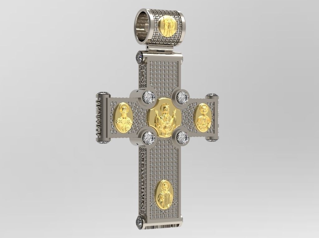 CROSS WITH PRAYER N - 180 3D print model_2