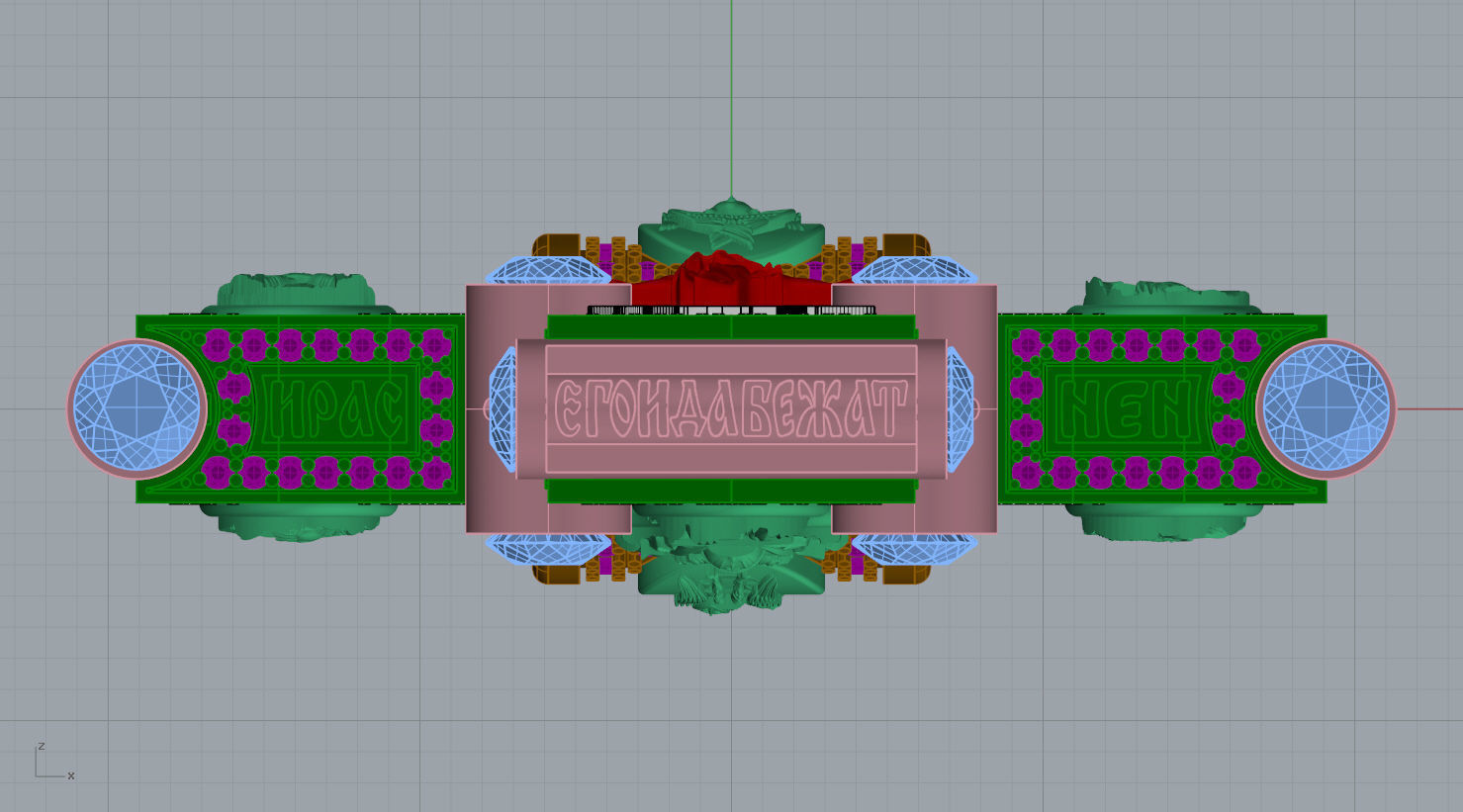 CROSS WITH PRAYER N - 180 3D print model_15