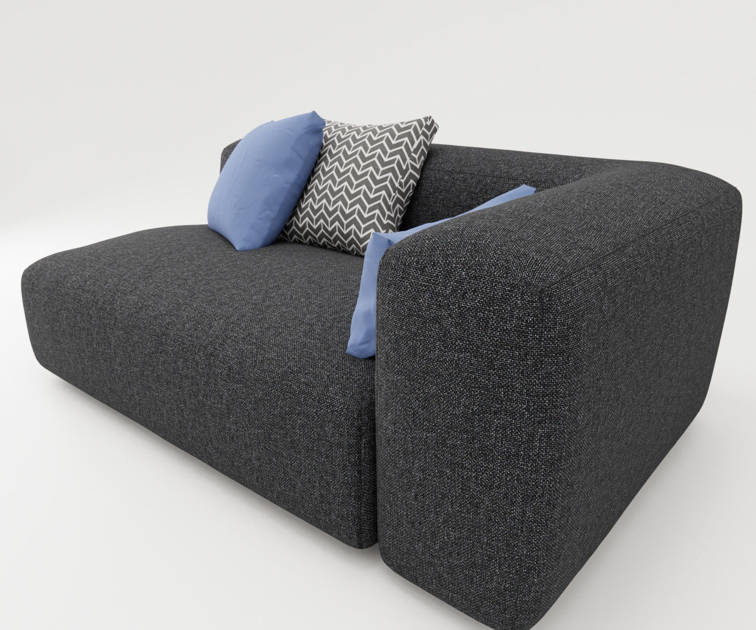2-Piece Revit Sofa Family 3D model_9