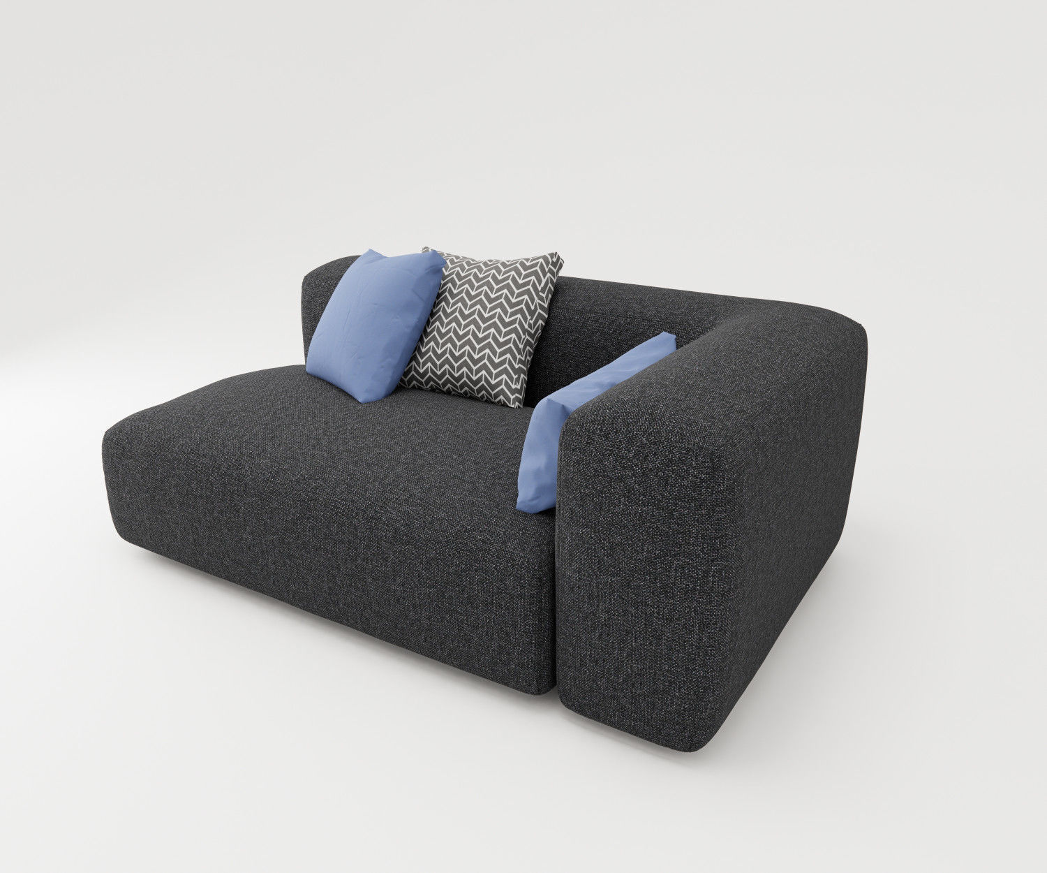 2-Piece Revit Sofa Family 3D model_7