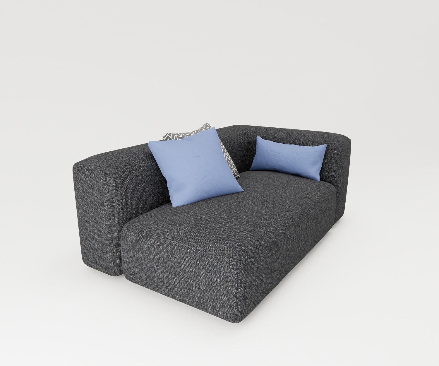 2-Piece Revit Sofa Family 3D model_8
