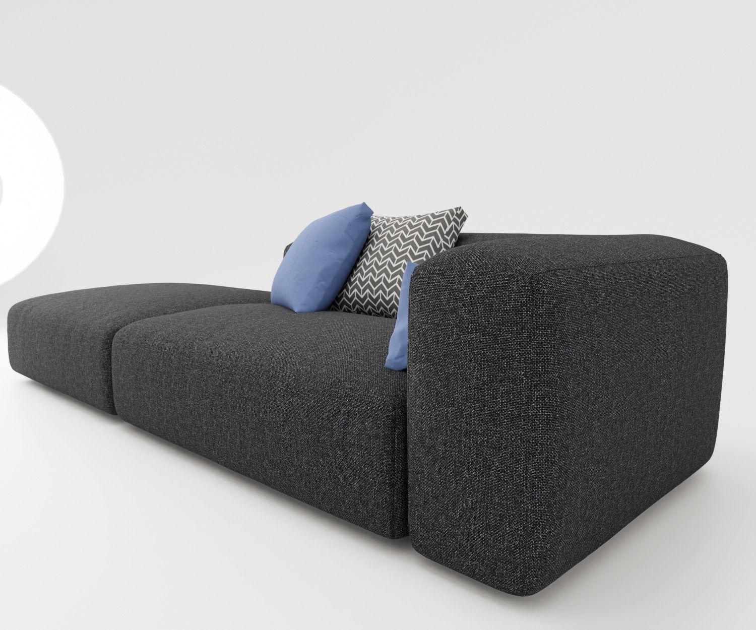 2-Piece Revit Sofa Family 3D model_2