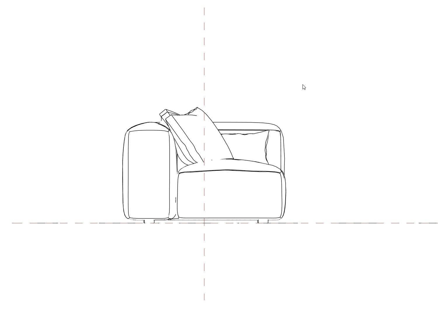 2-Piece Revit Sofa Family 3D model_21