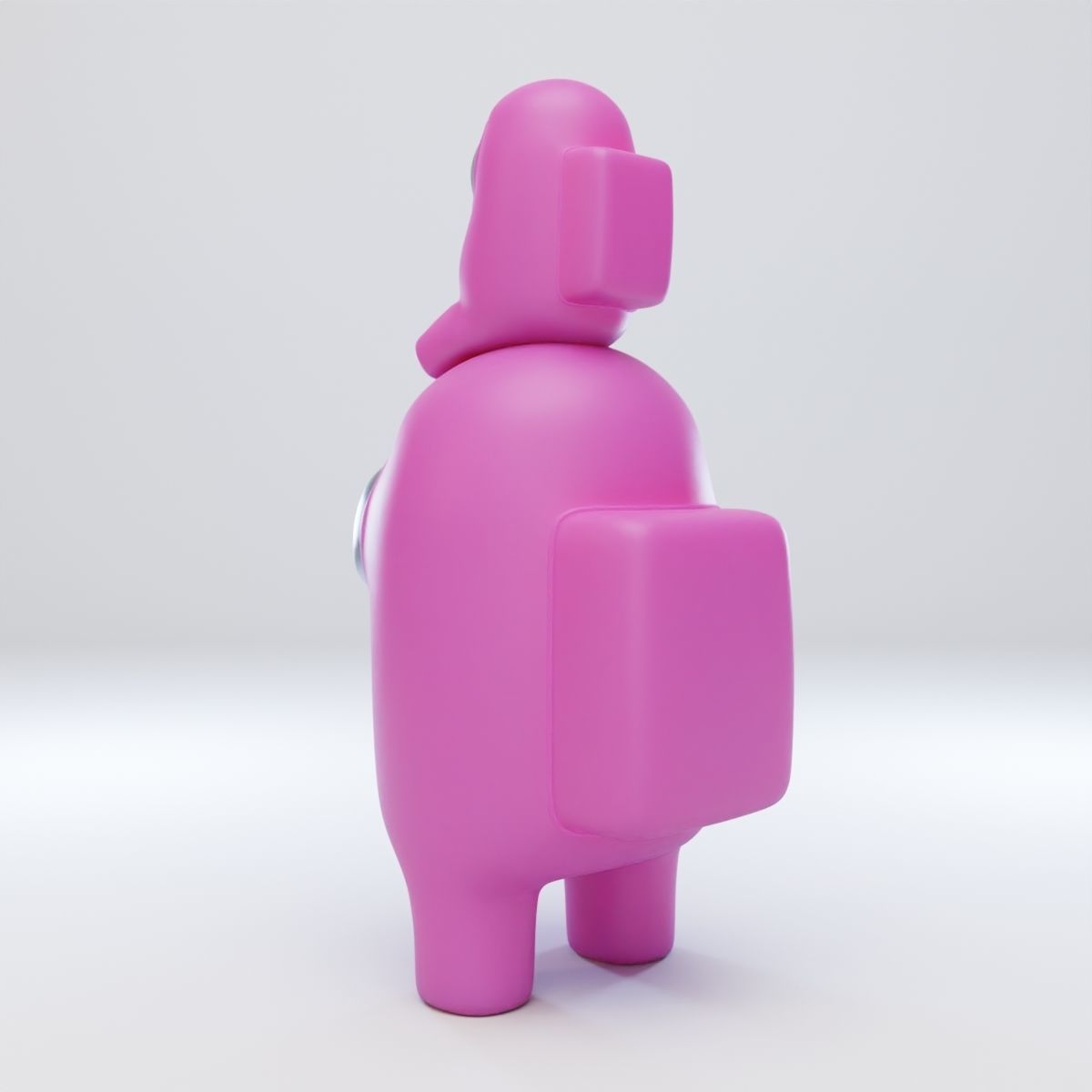 Among Us Mini Crewmate Character 3D model_4