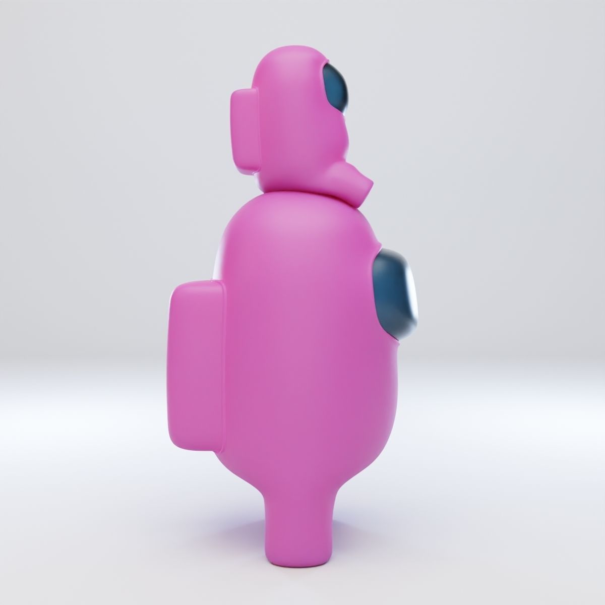 Among Us Mini Crewmate Character 3D model_7