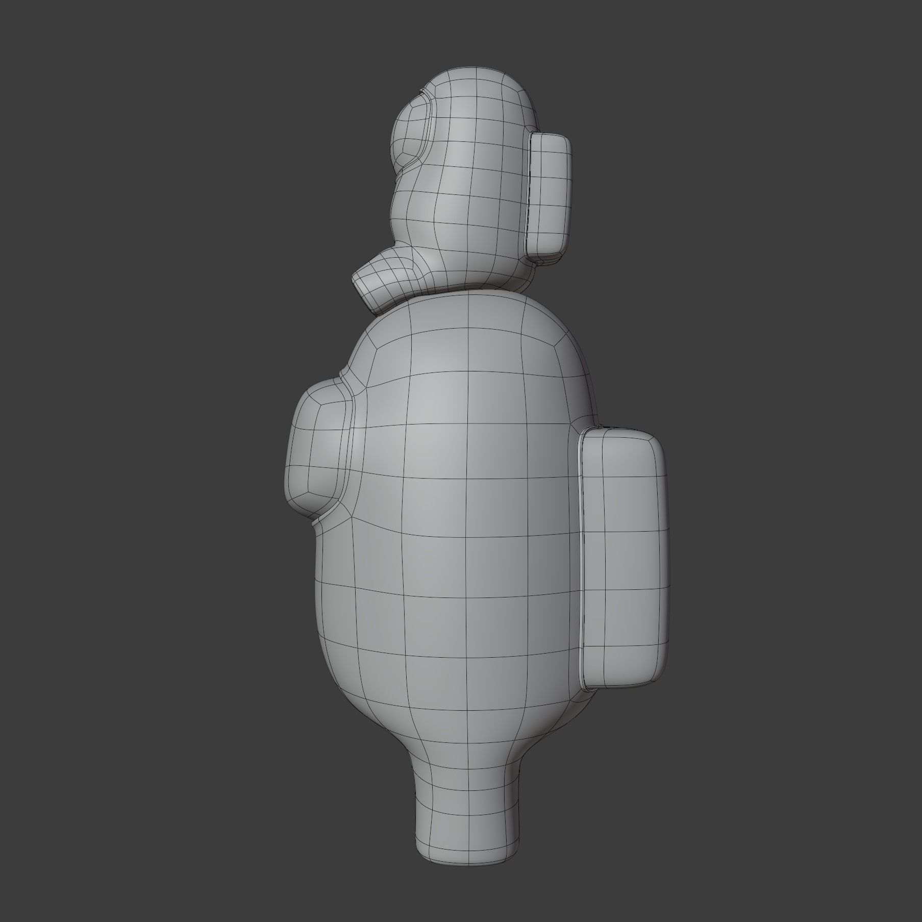 Among Us Mini Crewmate Character 3D model_11