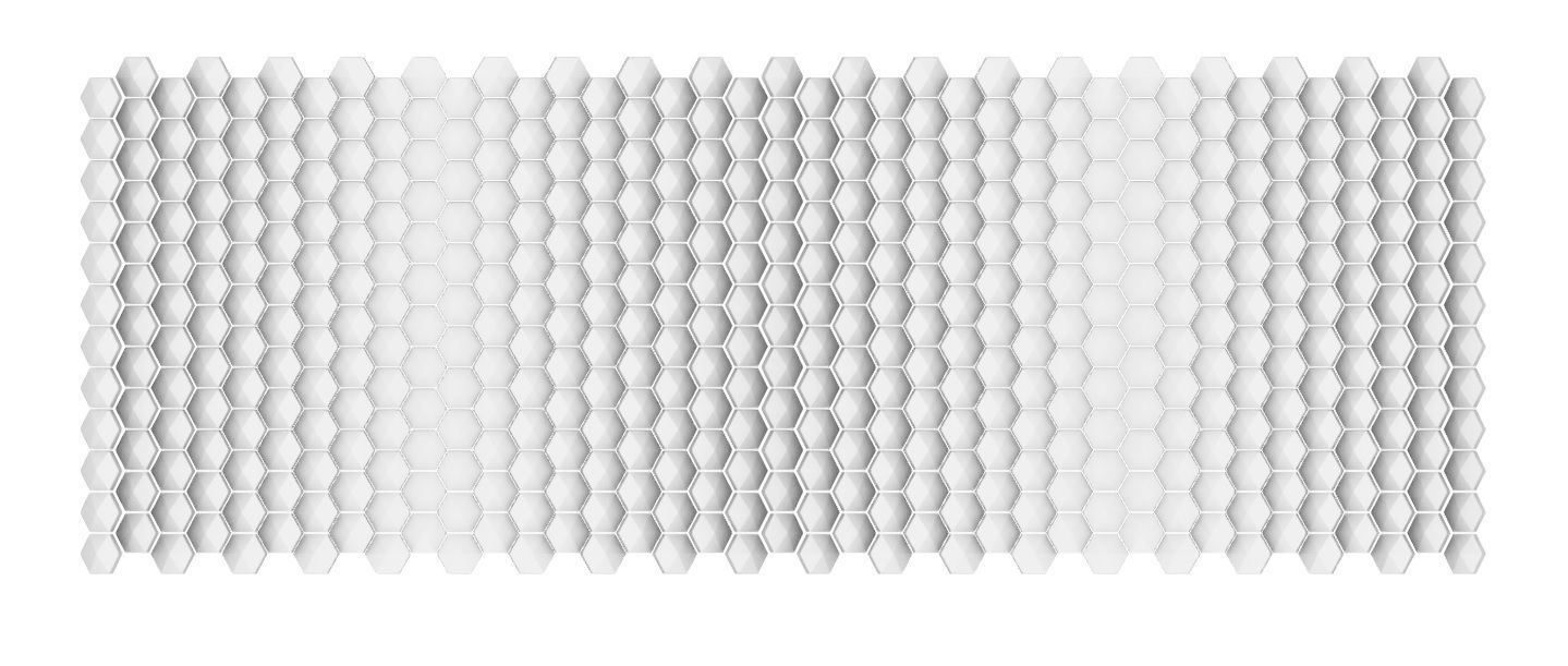 STM-D hexagon wall parametric model 230 Low-poly 3D model_7