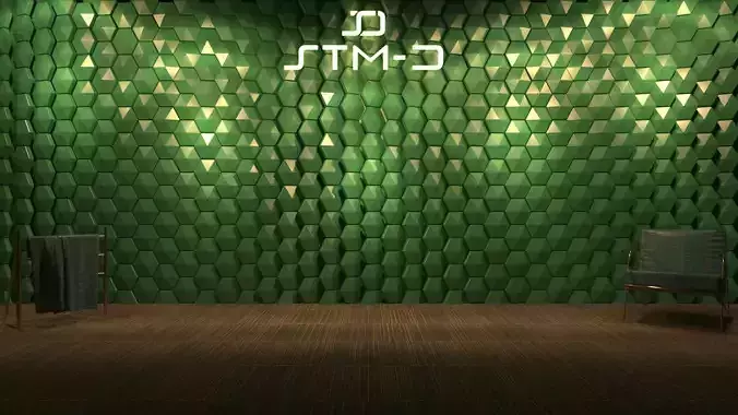 STM-D hexagon wall parametric  model 230