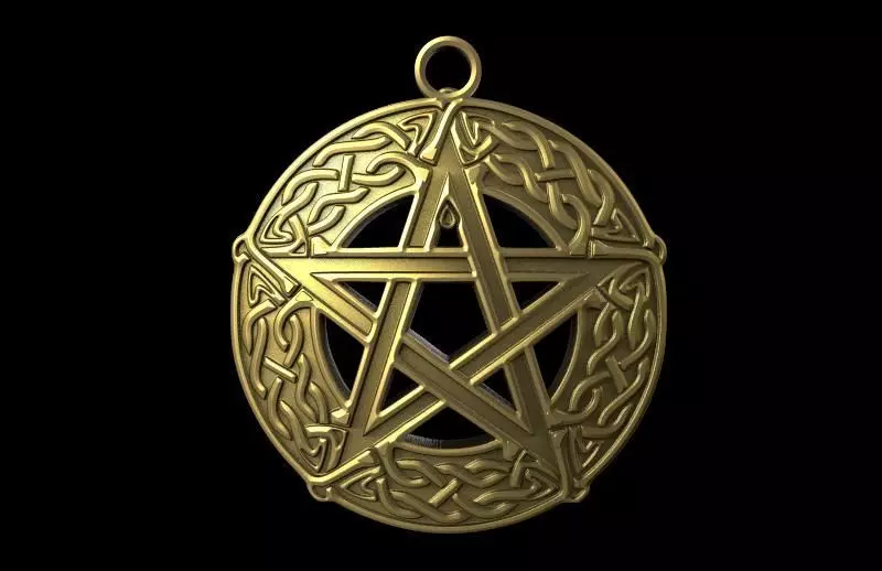 Celtic pentagram 3D print model