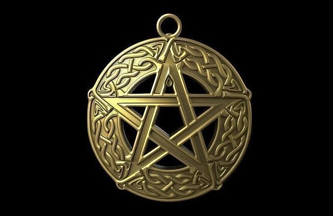 Celtic pentagram  3D print model