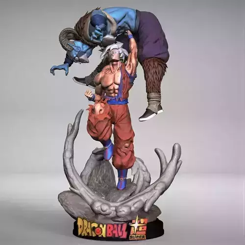 Goku UI VS Moro 3D print model