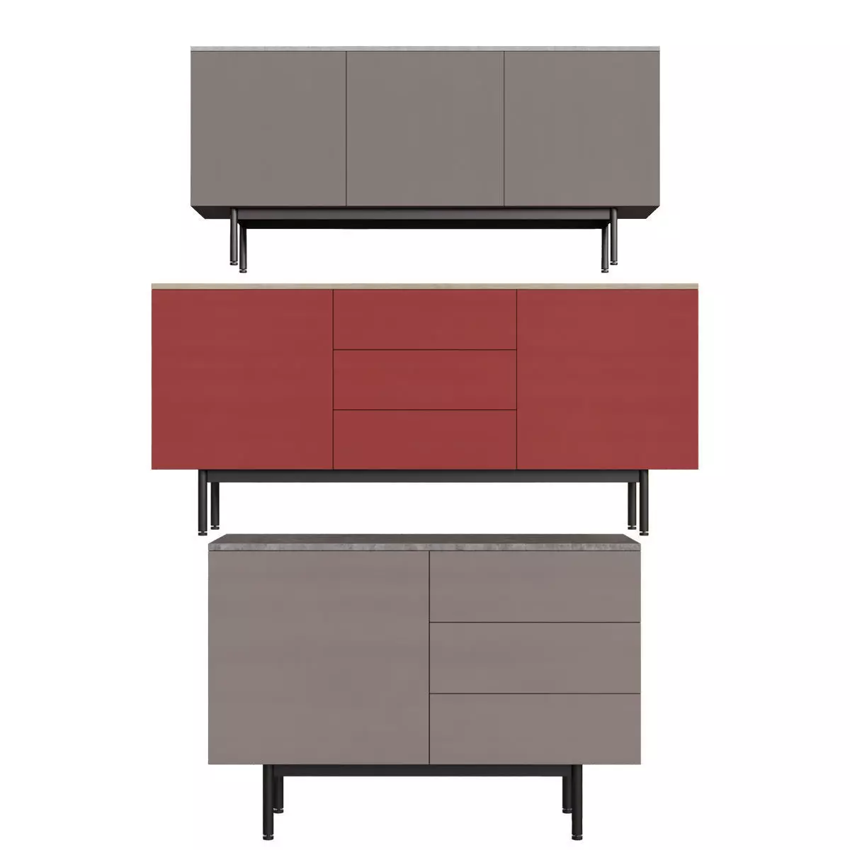 Connubia CB6101 Made Sideboard 3D model_0