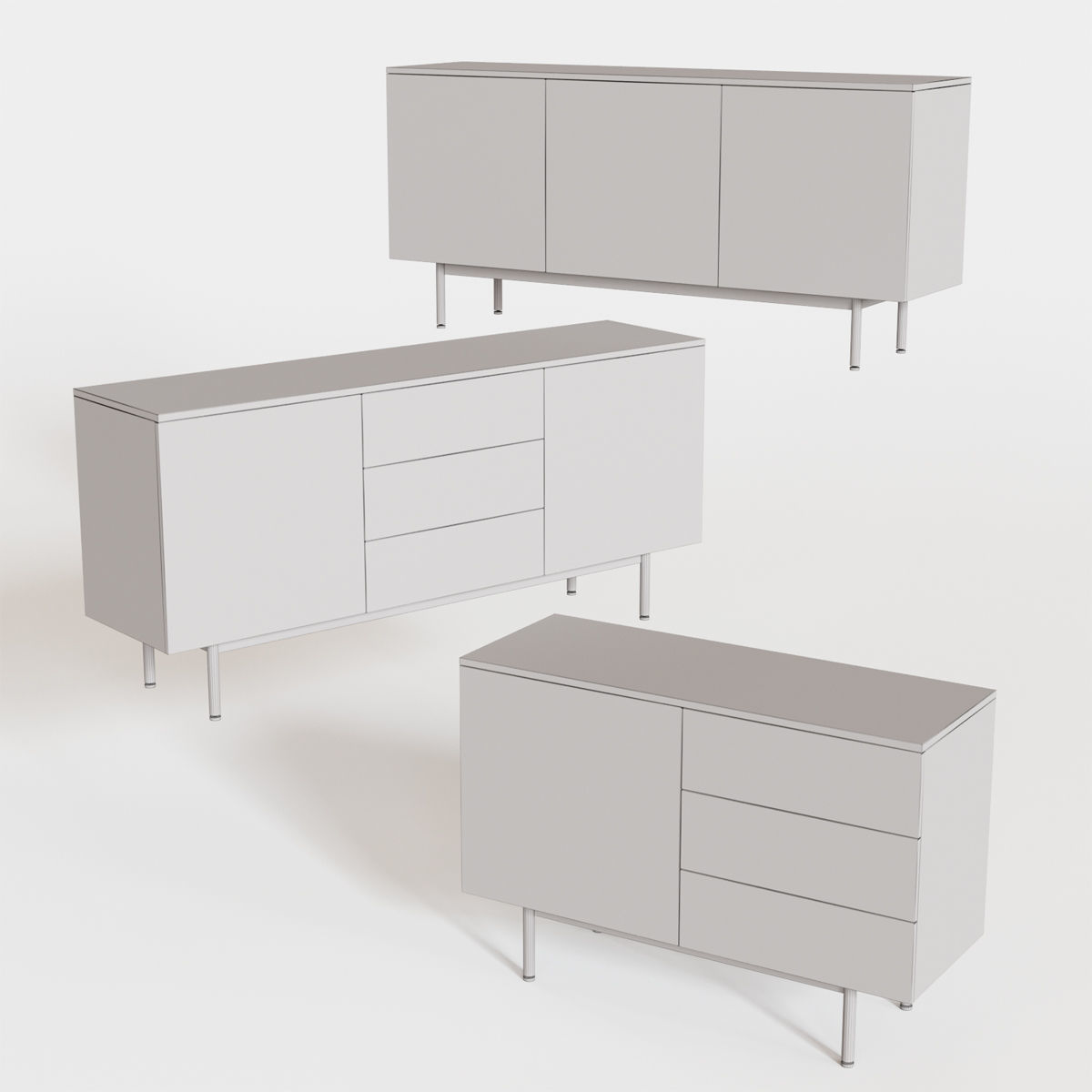 Connubia CB6101 Made Sideboard 3D model_4