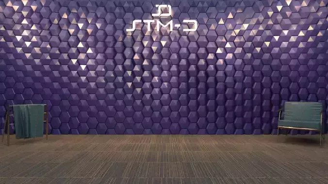 STM-D hexagon wall parametric model 240