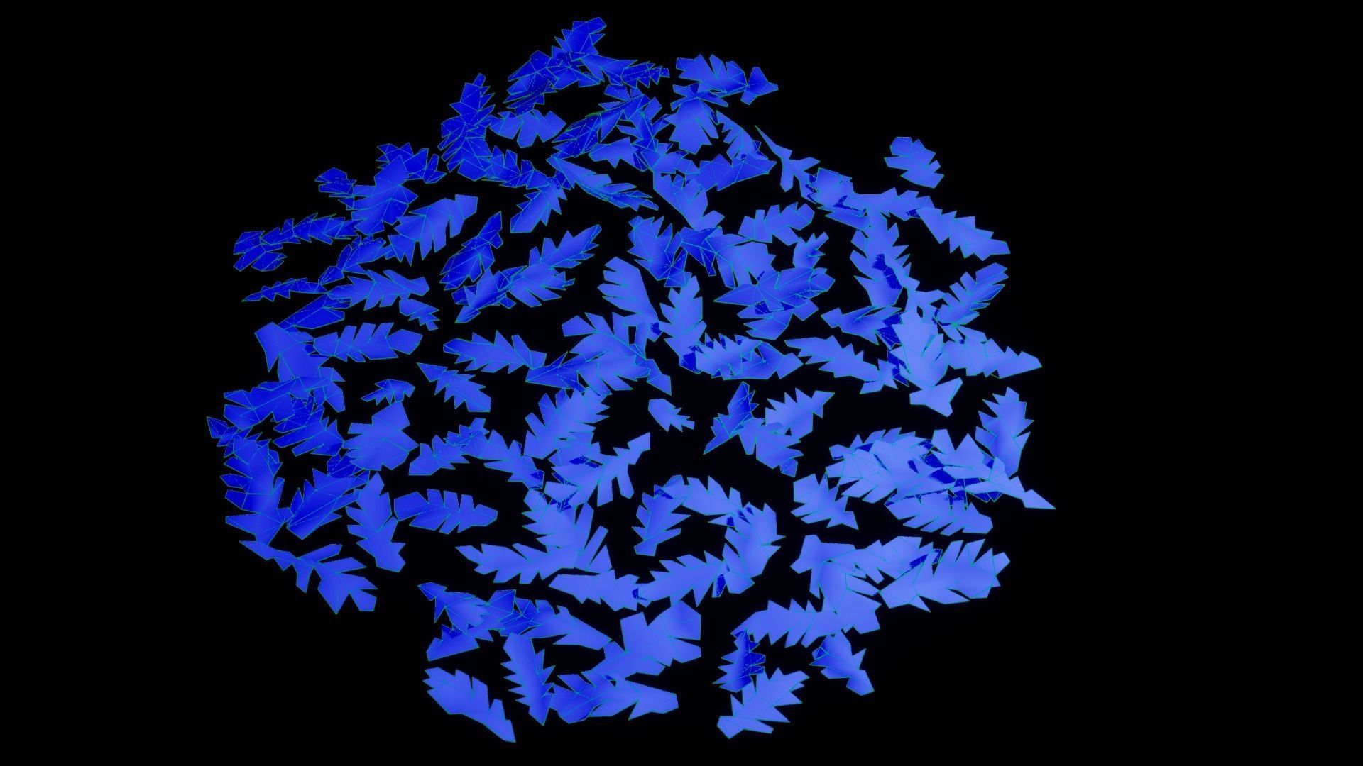 Dead Oak Leaves 4K Scanned Low-poly 3D model_26