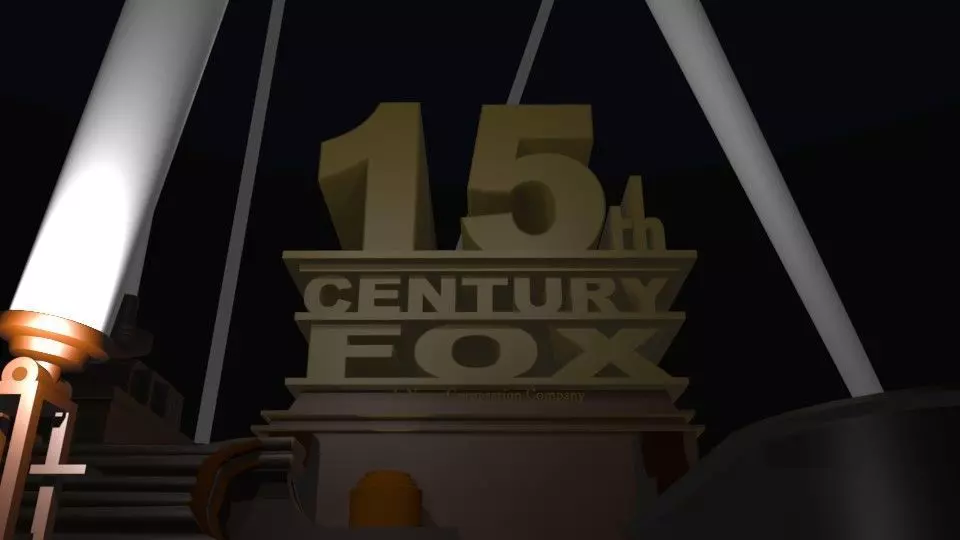15th century fox logo remake 3D print model_0