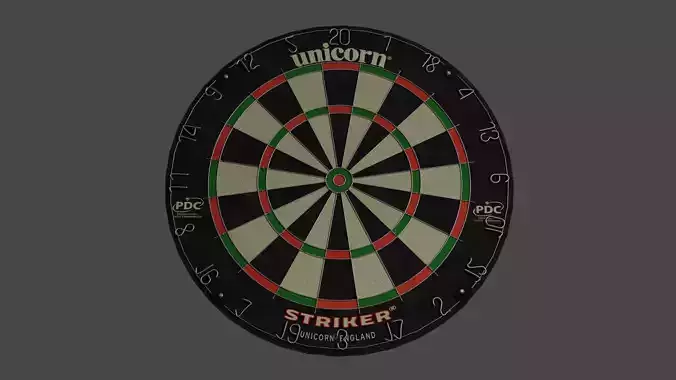 Dartboard 3D model dart board
