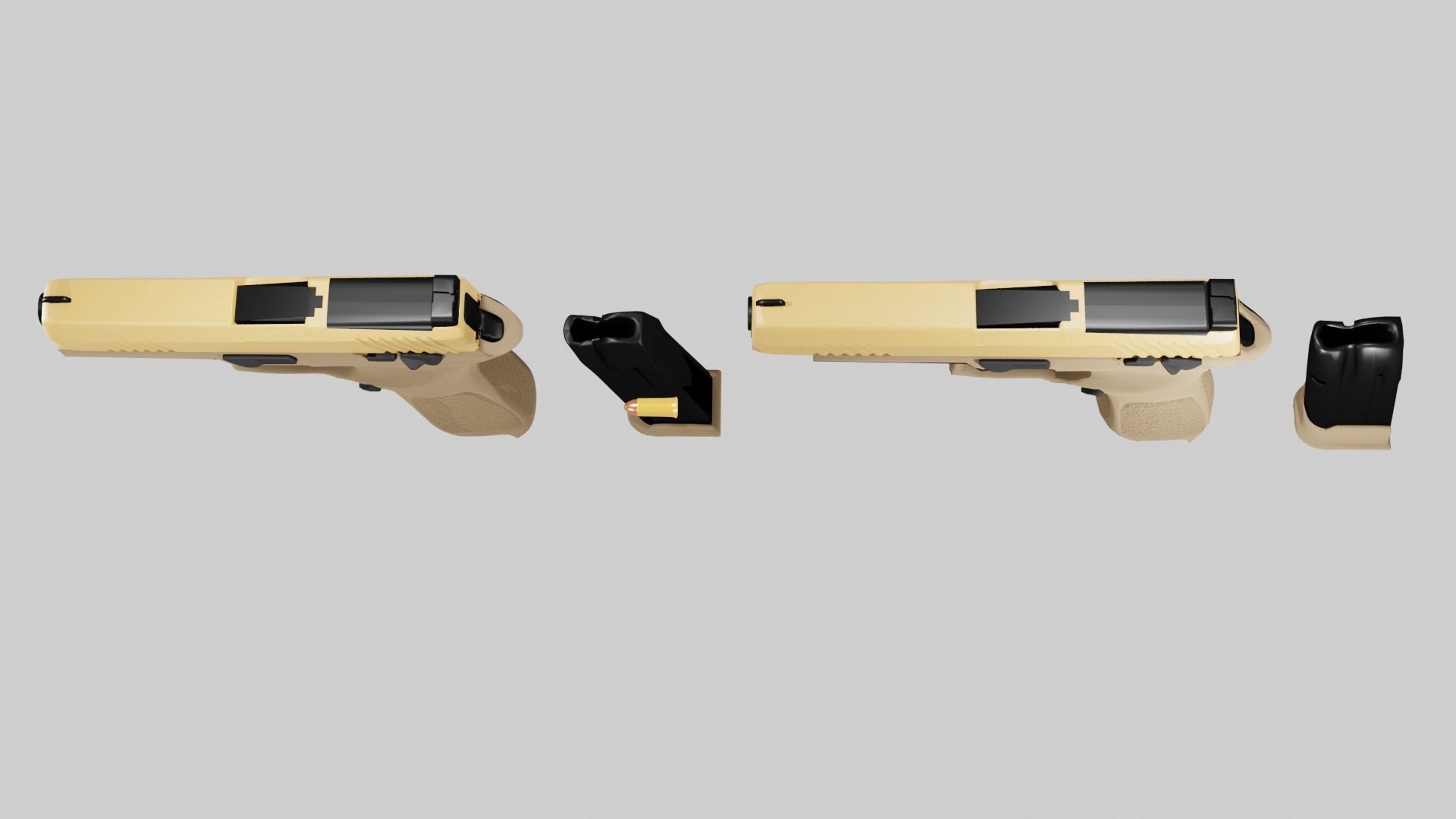 p320 m17 m18 Low-poly 3D model_4