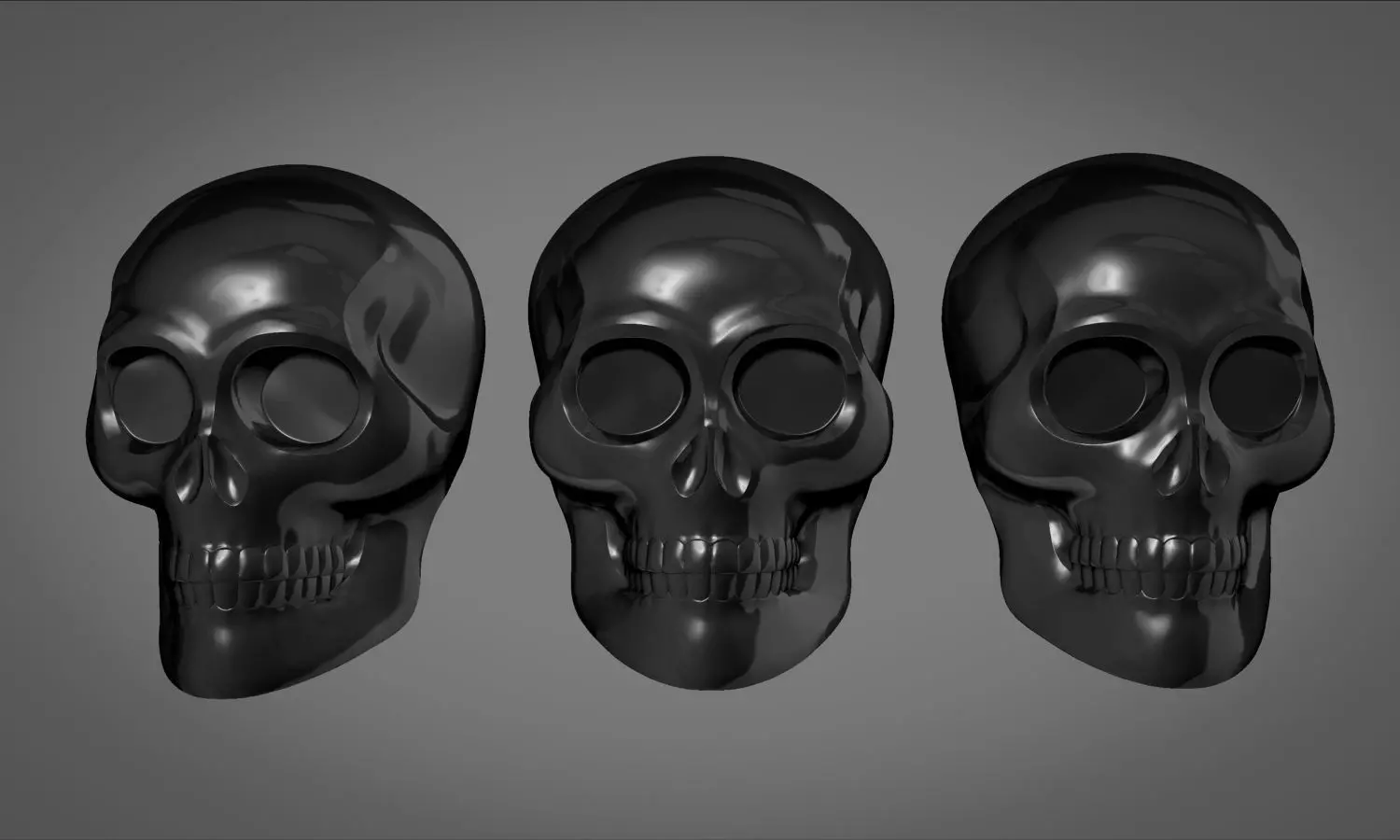 Skull for decoration 3D print model_0