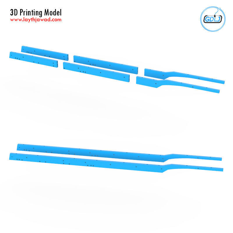 Trailer for Carrying Logs 3D print model_9