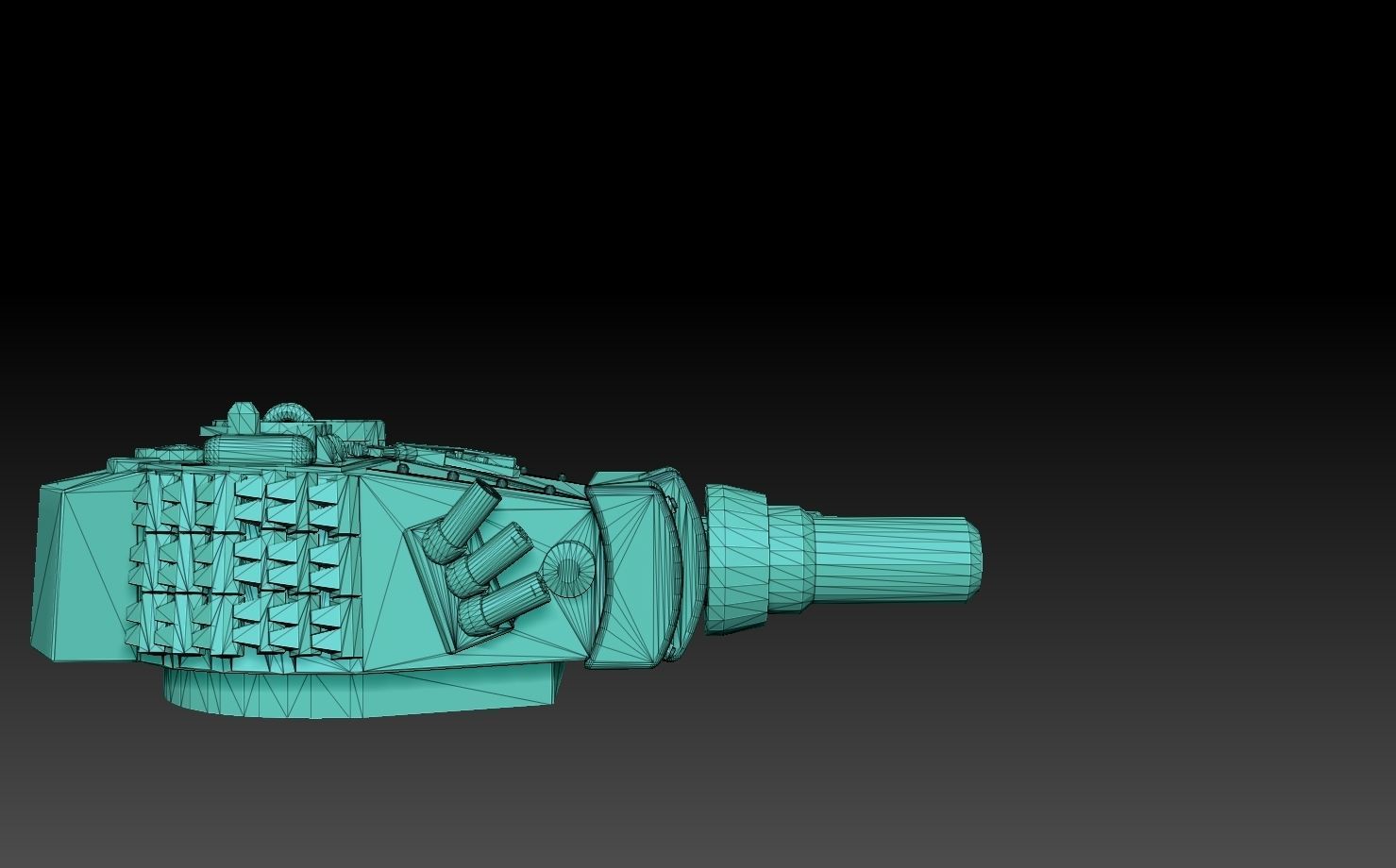 Tiger Tank Turret 3D print model_7