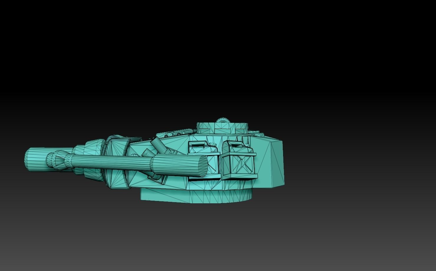 Tiger Tank Turret 3D print model_3