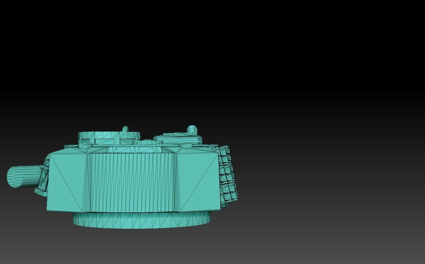 Tiger Tank Turret 3D print model_4