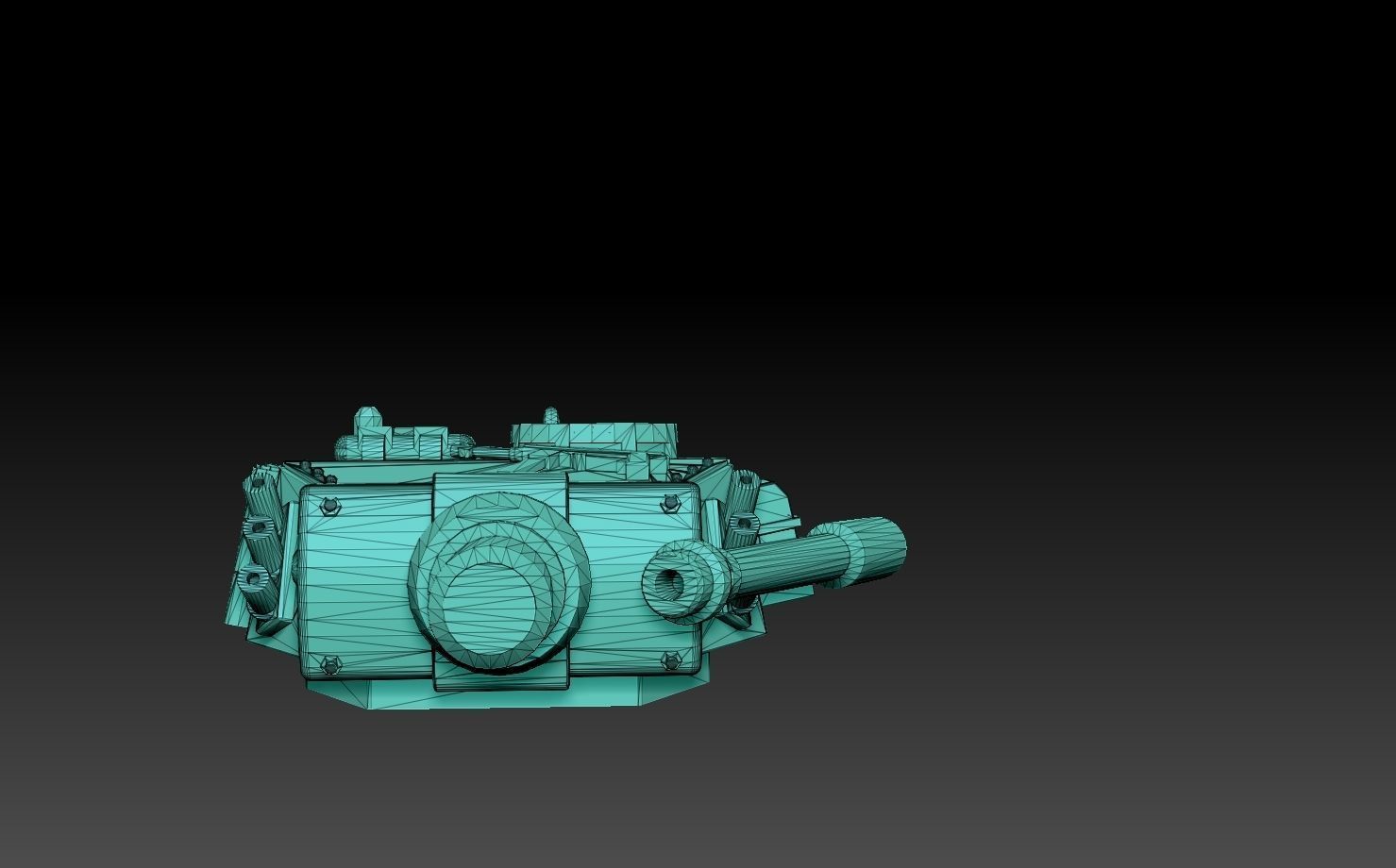 Tiger Tank Turret 3D print model_6