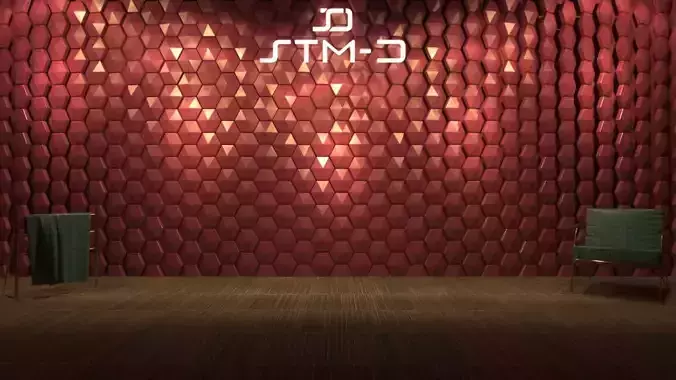 STM-D hexagon wall parametric model 270