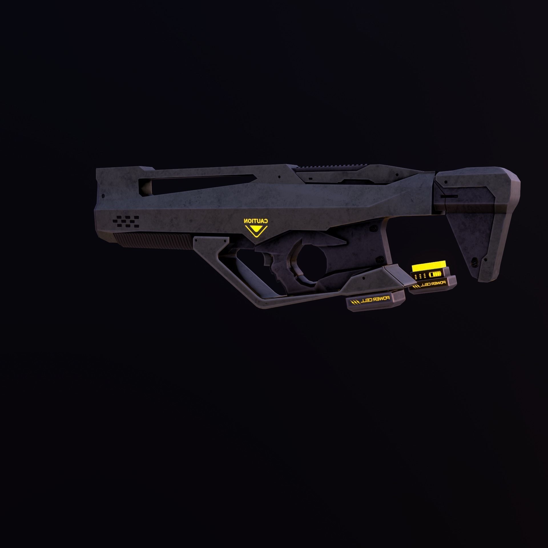 Sci Fi Weapons Eagle Low-poly 3D model_4