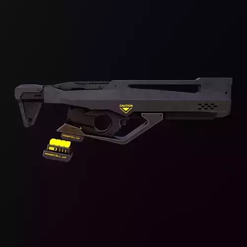 Sci Fi Weapons Eagle Low-poly 3D model