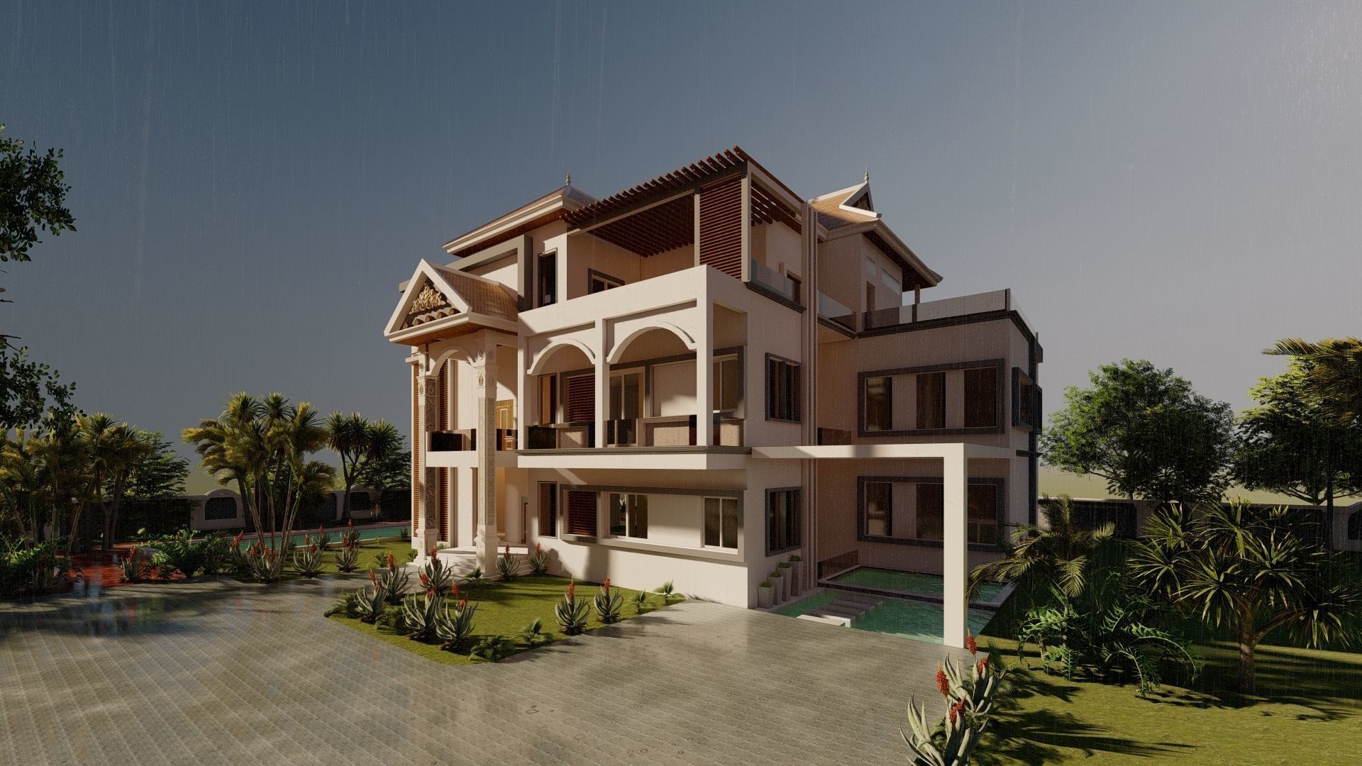 Villa Classic  3D model_5