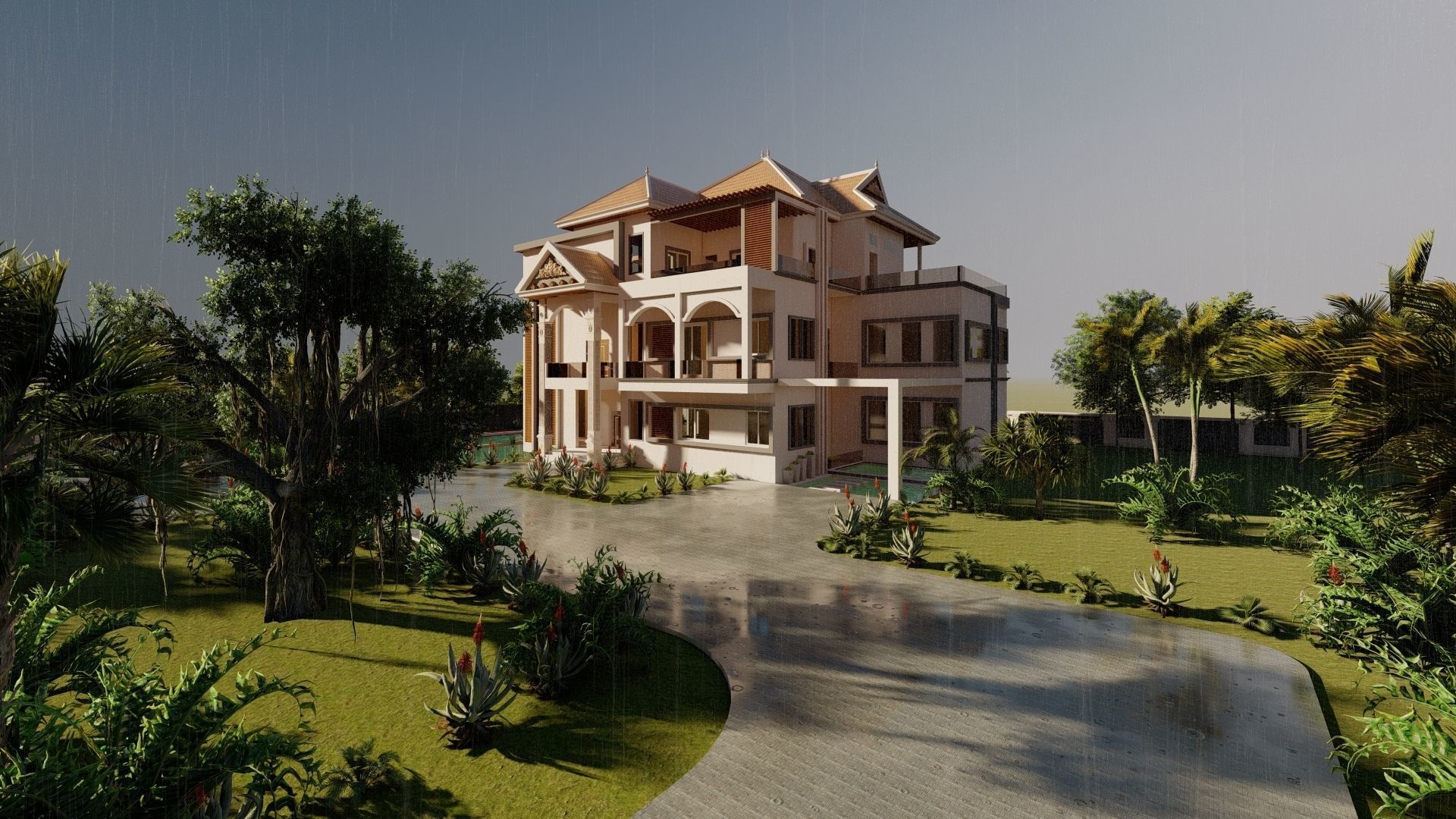 Villa Classic  3D model_4