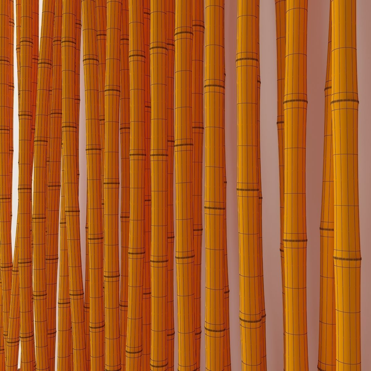 Bamboo decor n18a 3D model_15