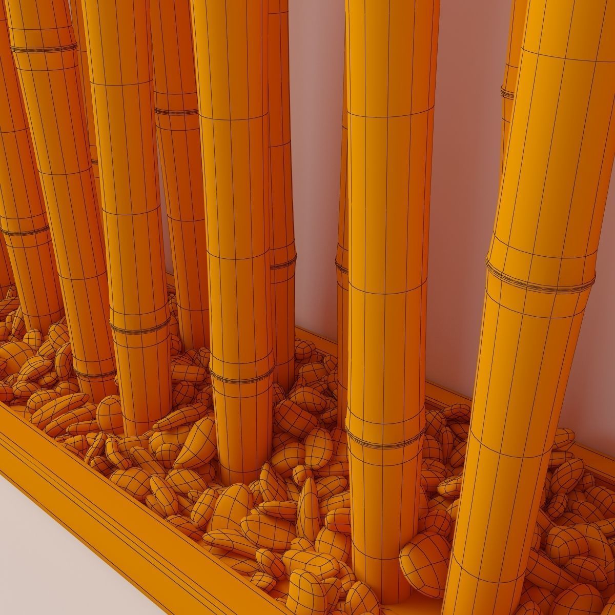 Bamboo decor n18a 3D model_17