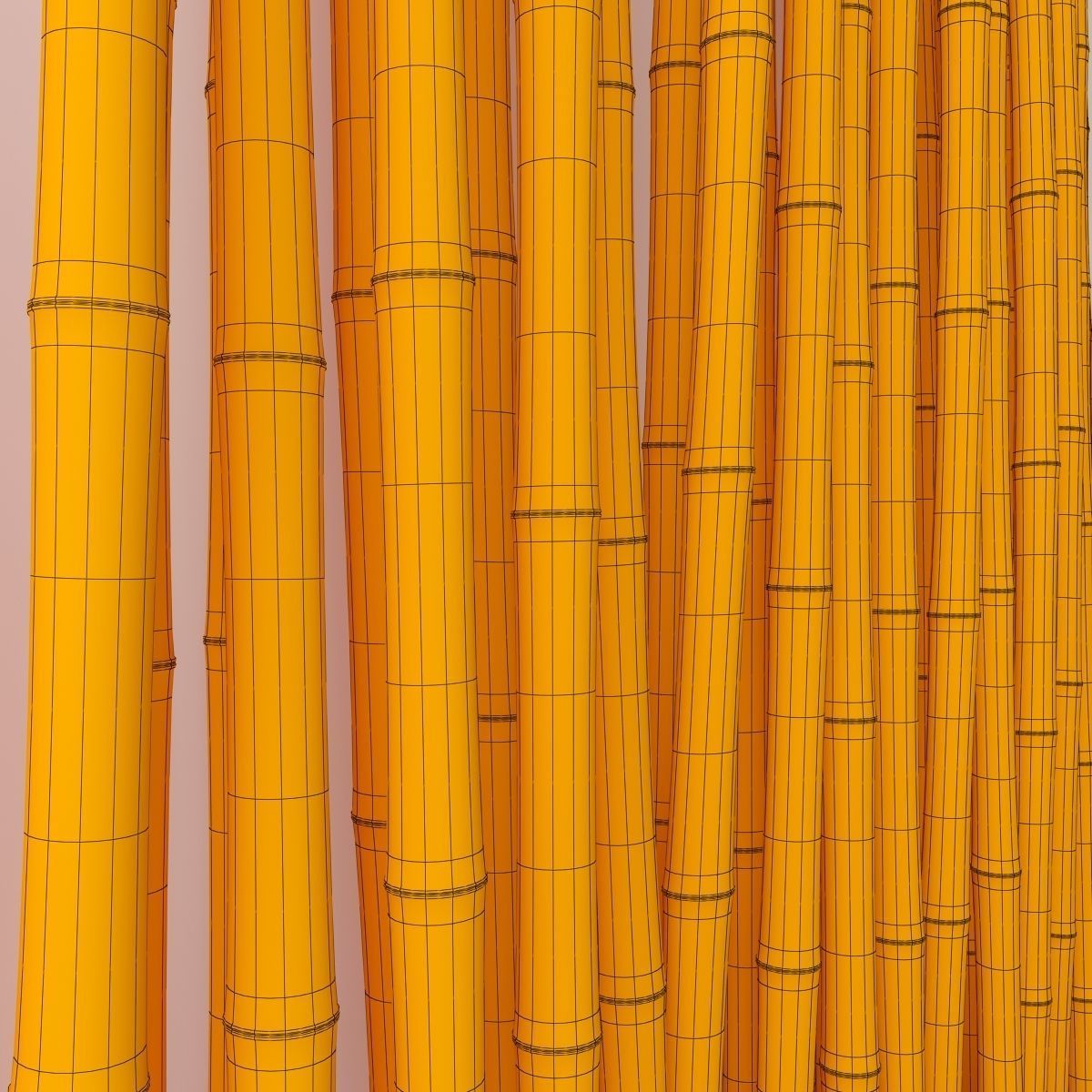 Bamboo decor n18a 3D model_16