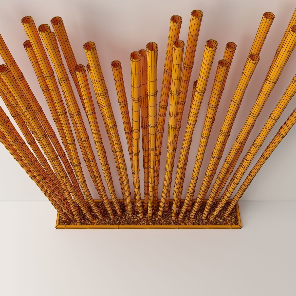 Bamboo decor n18a 3D model_21